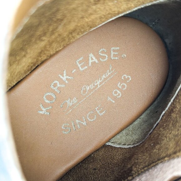 Kork Ease Women Riley Taupe Distress Leather Western Ankle Boots size 7 - Picture 8 of 9